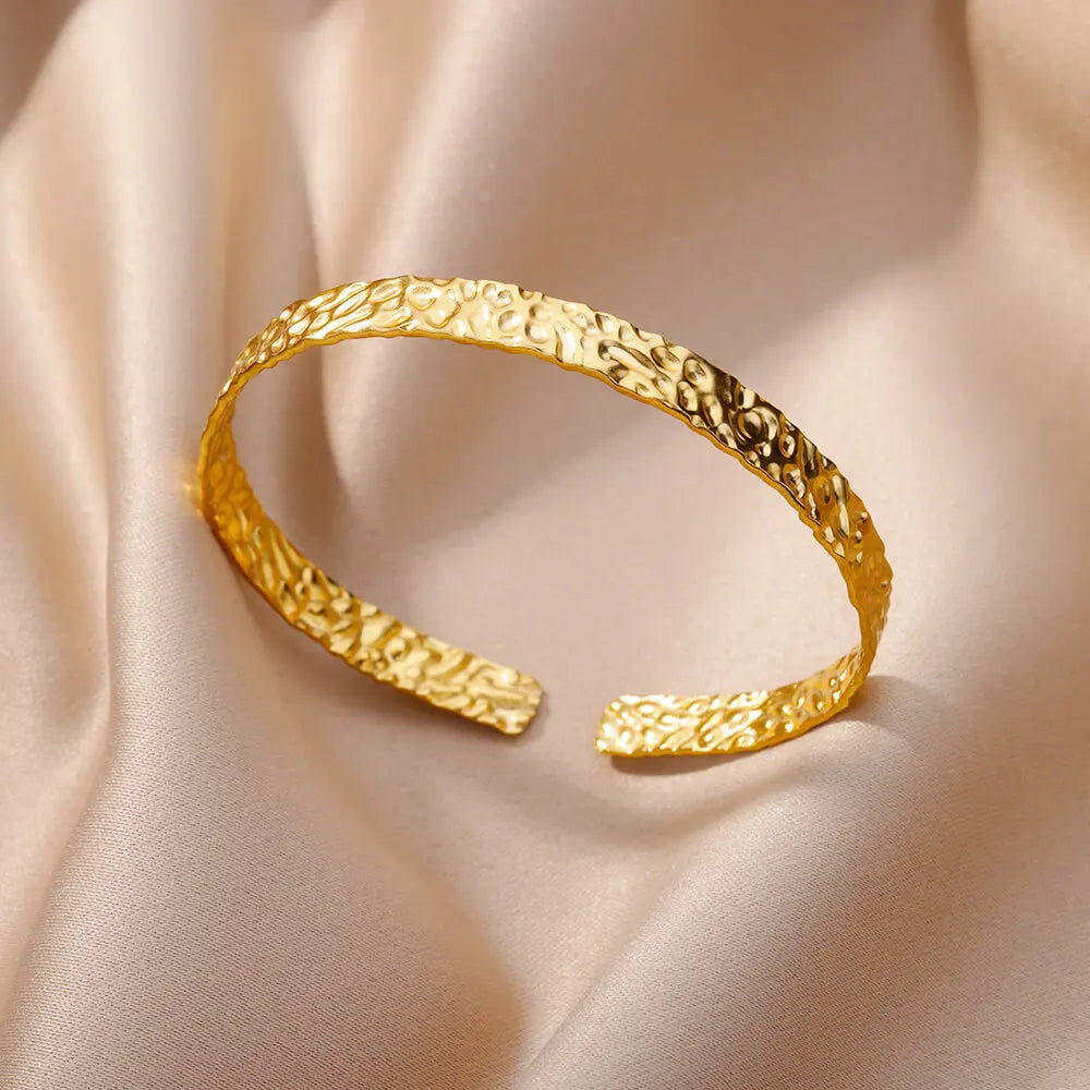 Gold-Plates stainless bracelet

