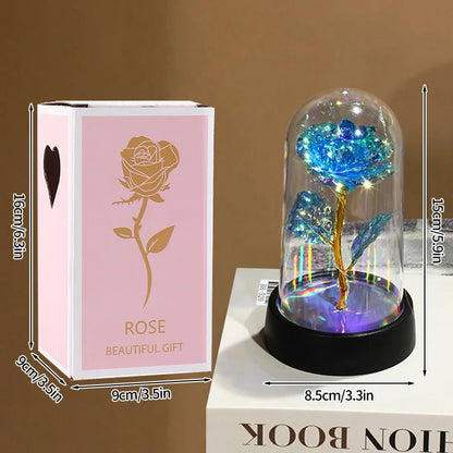 Eternal Gold Foil Rose - Creative LED Night Light Flower Valentine Gift