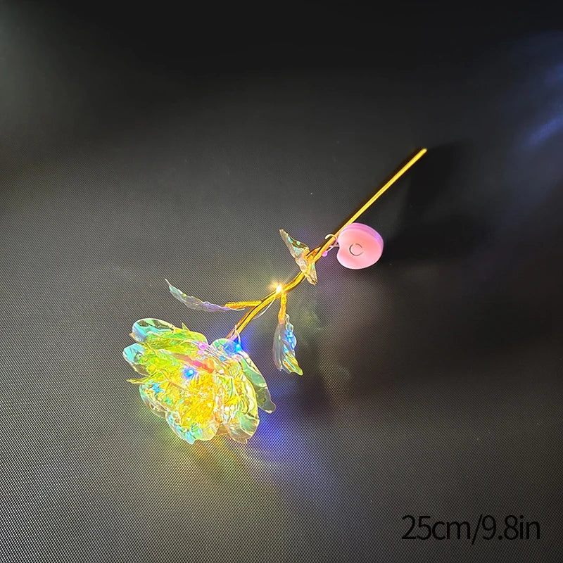 Eternal Gold Foil Rose - Creative LED Night Light Flower Valentine Gift