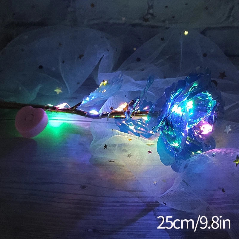 Eternal Gold Foil Rose - Creative LED Night Light Flower Valentine Gift