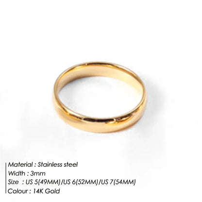 Golden Luxury Wedding Rings - Anniversary Couples gift