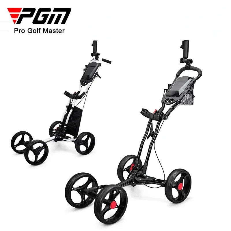 Foldable Golf Bag Cart 4-Wheel