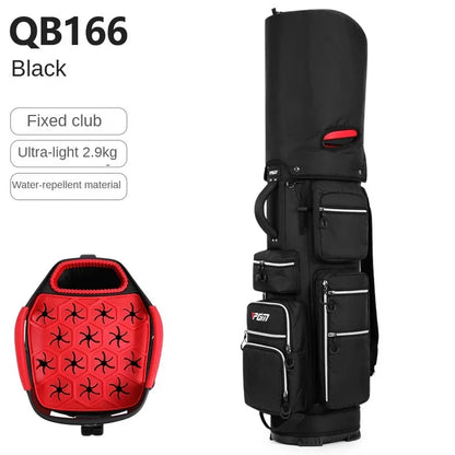 PGM QB166: Lightweight Standard Golf Bag with Fixed Club Holder
