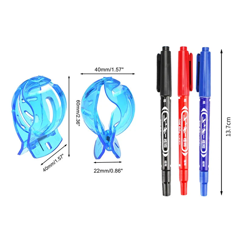 Golf Ball Line Marker Tool Set with Pen