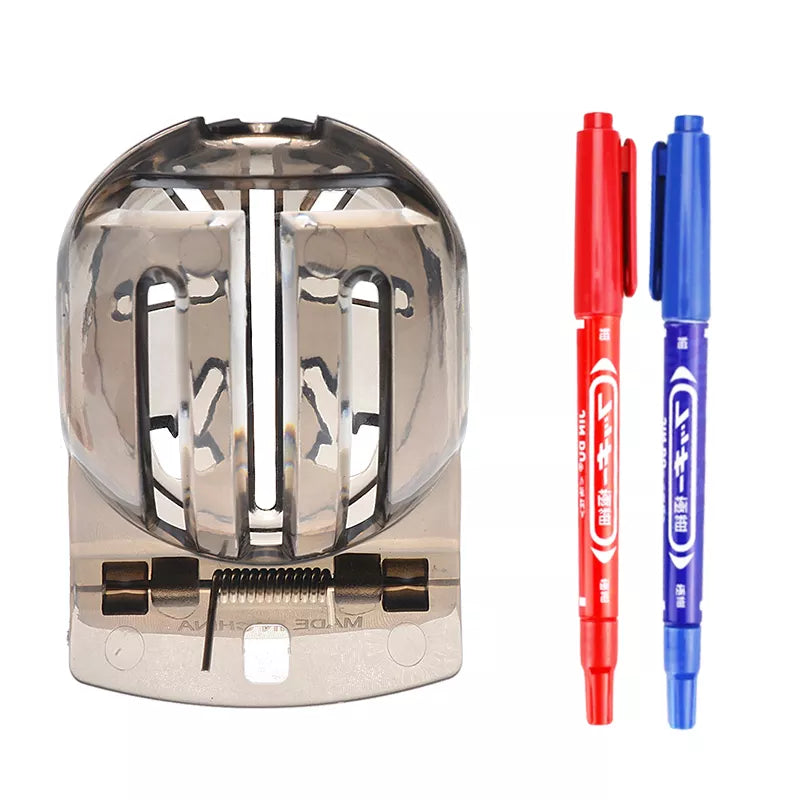 Golf Ball Line Marker Tool Set with Pen