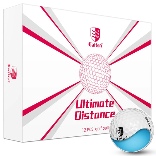 Double Core Aerodynamic Design Golf Ball
