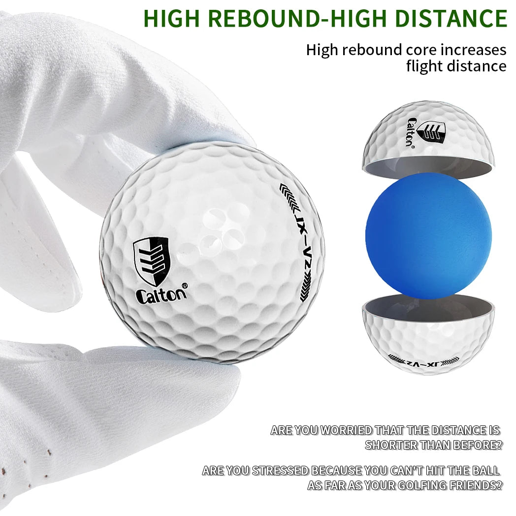Double Core Aerodynamic Design Golf Ball
