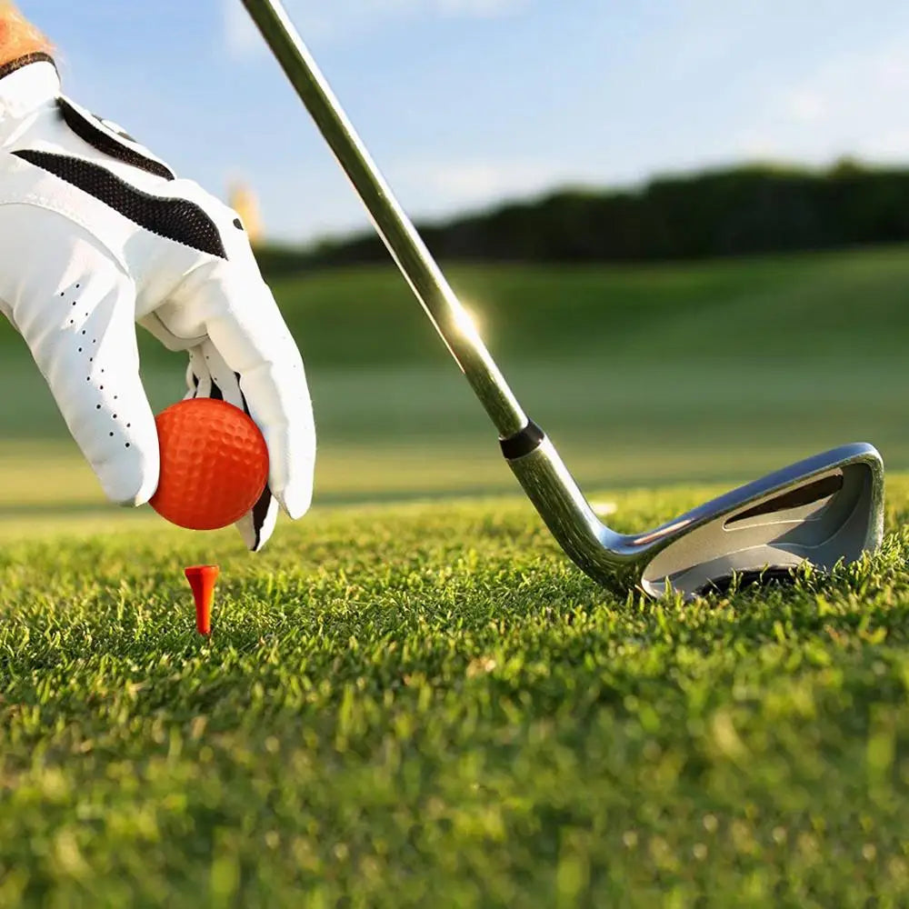  indoor golf balls, yellow golf balls

