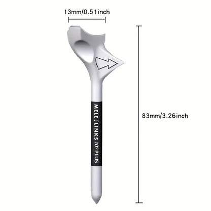 Rhombic Golf Tee with Diagonal Insert - Ball Holder
