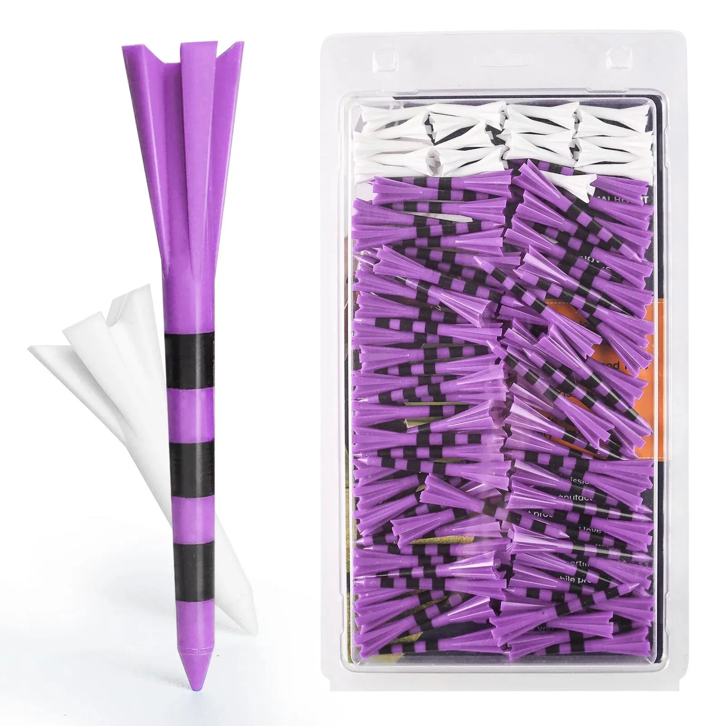 100-Pc 5-Prong Golf Tees Set
