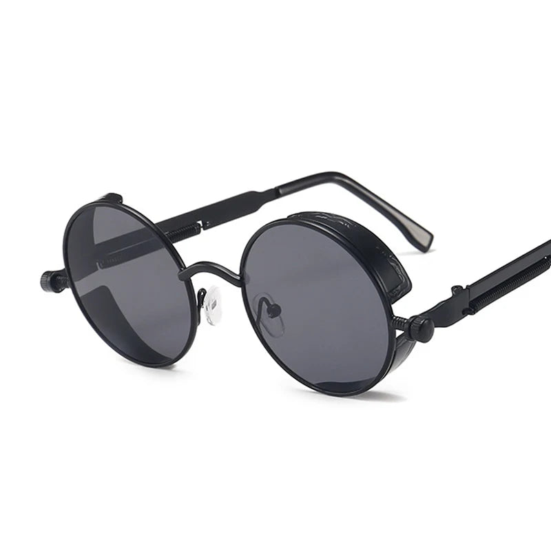Gothic Steampunk Round Sunglasses