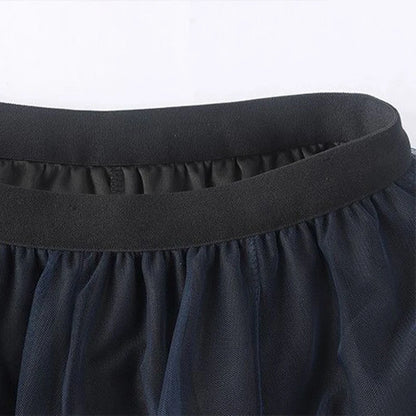 tulle pleated skirt
