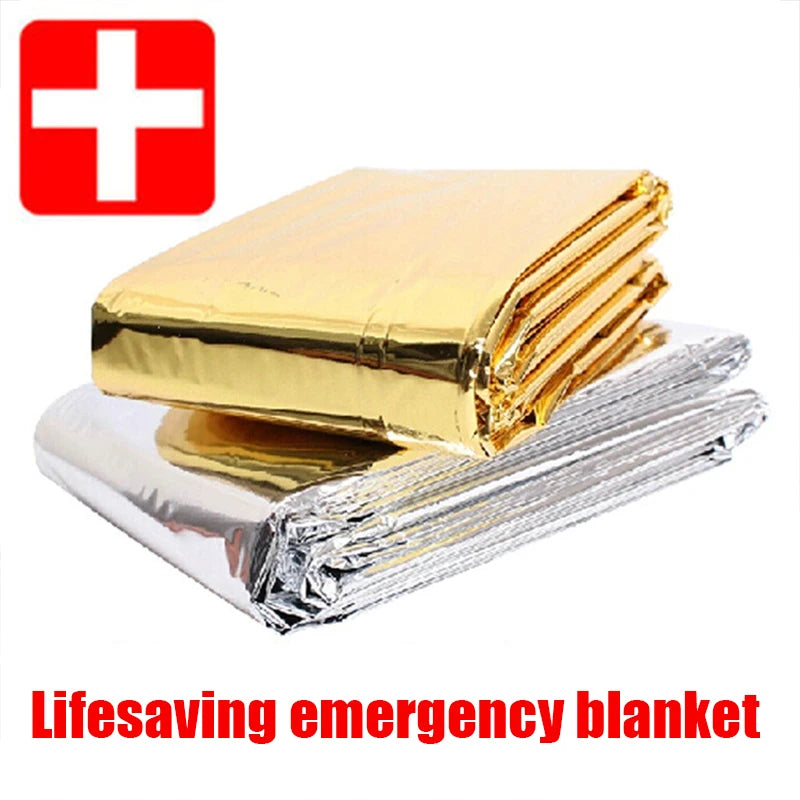 Emergency Thermal Blanket -  Windproof/Waterproof for Outdoor Survival