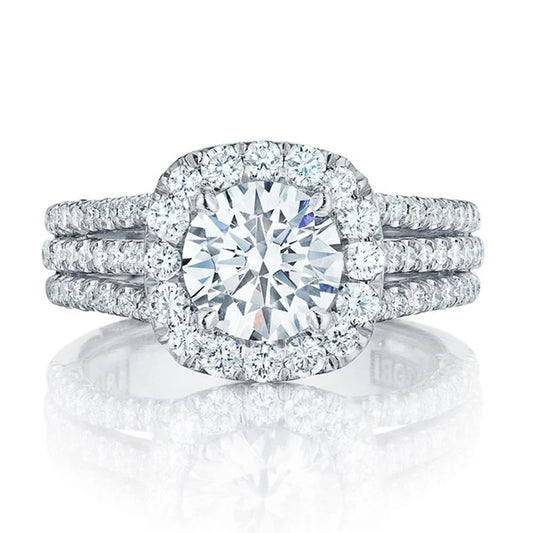 Women's Floral Brilliant Cubic Zirconia Rings