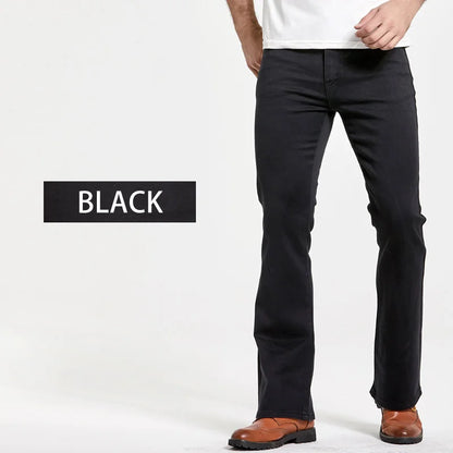 Slim Fit Boot Cut Jeans for Men