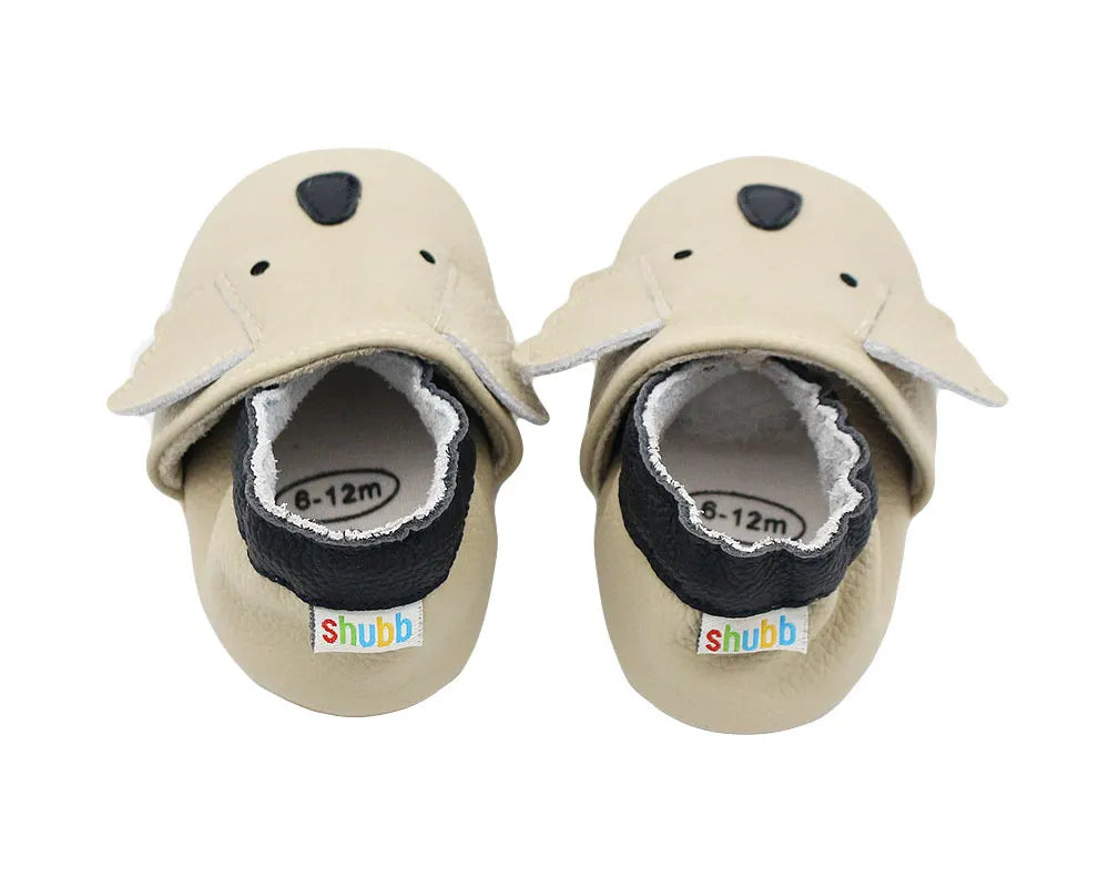 Pantoufles nouveau-né à semelle souple