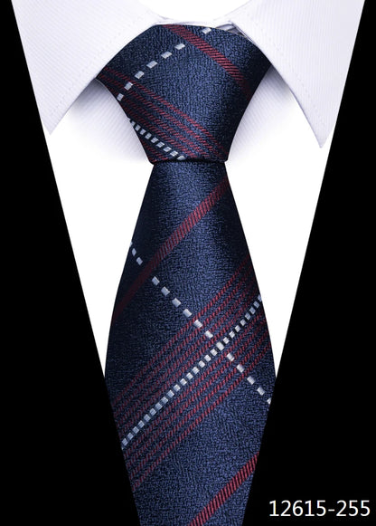 Dunkelblaue 8 cm lange modische Krawatte