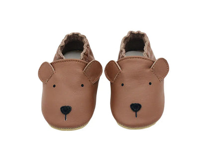 Pantoufles nouveau-né à semelle souple