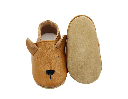 Pantoufles nouveau-né à semelle souple