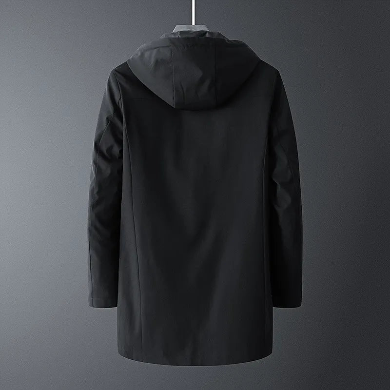 Men's Stylish Hooded Windbreaker Jacket