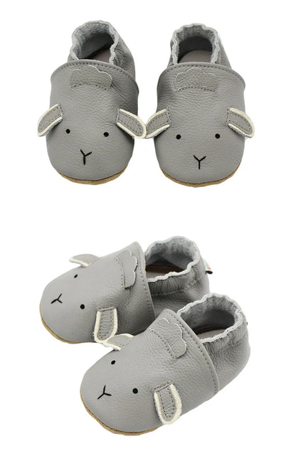 Pantoufles nouveau-né à semelle souple