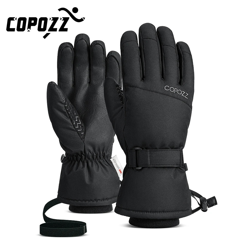 Copozz Waterproof Winter Ski Gloves