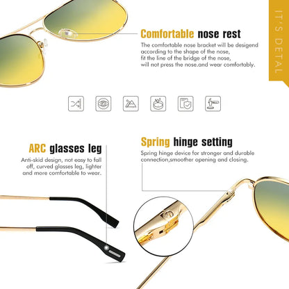 Unisex Day Night Photo chromic Sunglasses