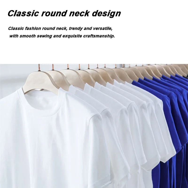 Bedrucktes Herren-T-Shirt aus Baumwolle mit lockerer Passform