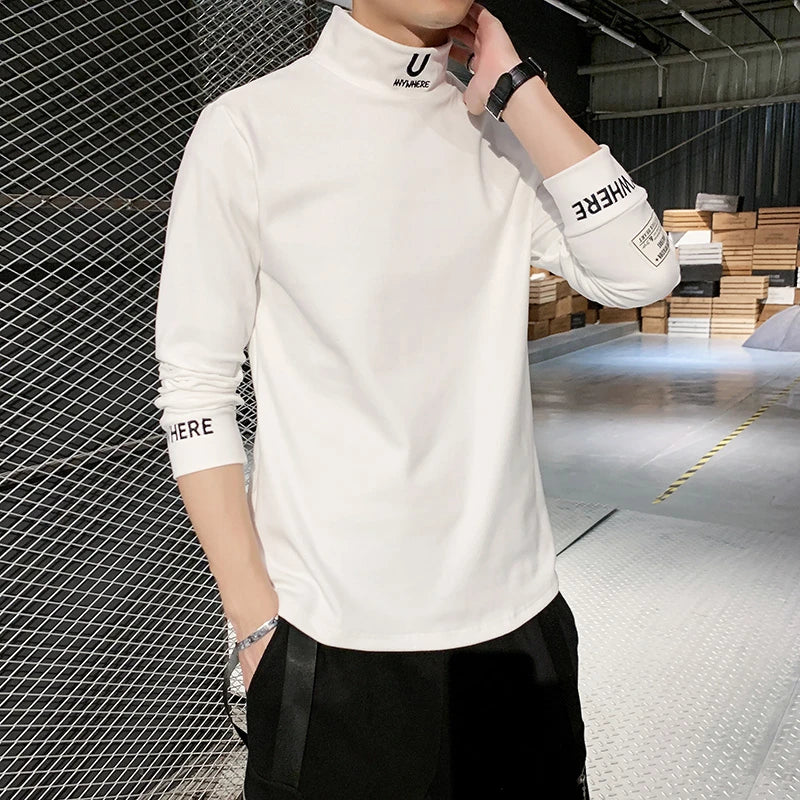Men's Streetwear Casual Long Sleeve T-shirts