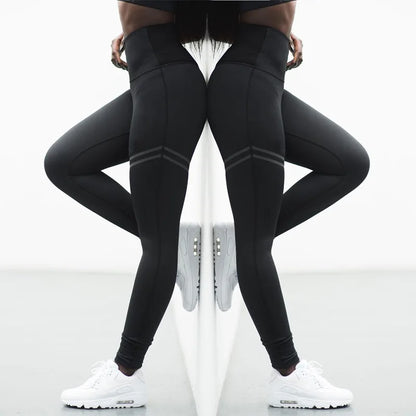 Printed High-Waist Fitness Leggings for Women