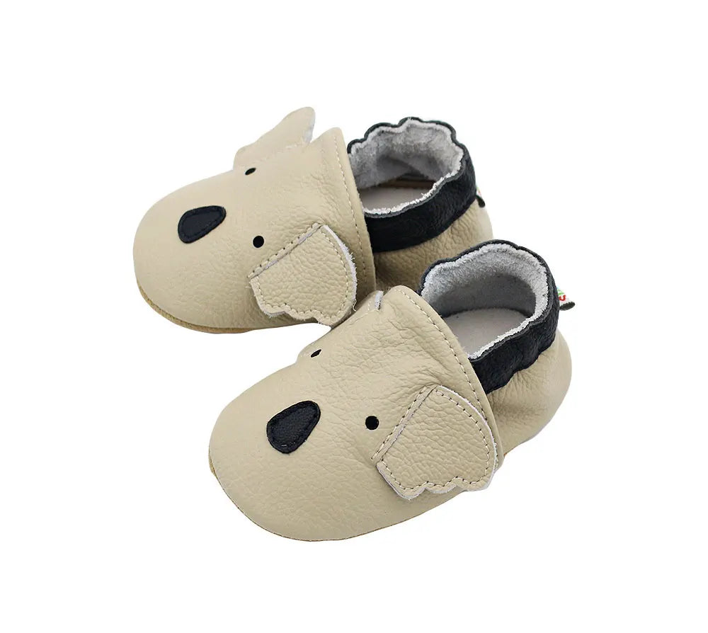 Pantoufles nouveau-né à semelle souple