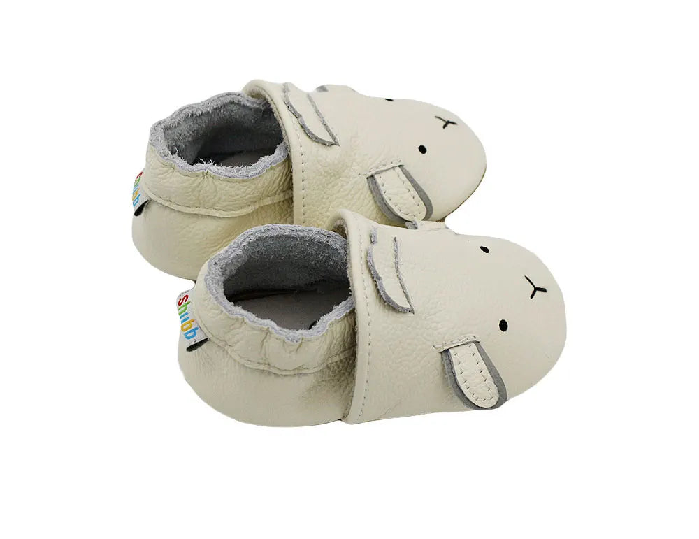 Pantoufles nouveau-né à semelle souple