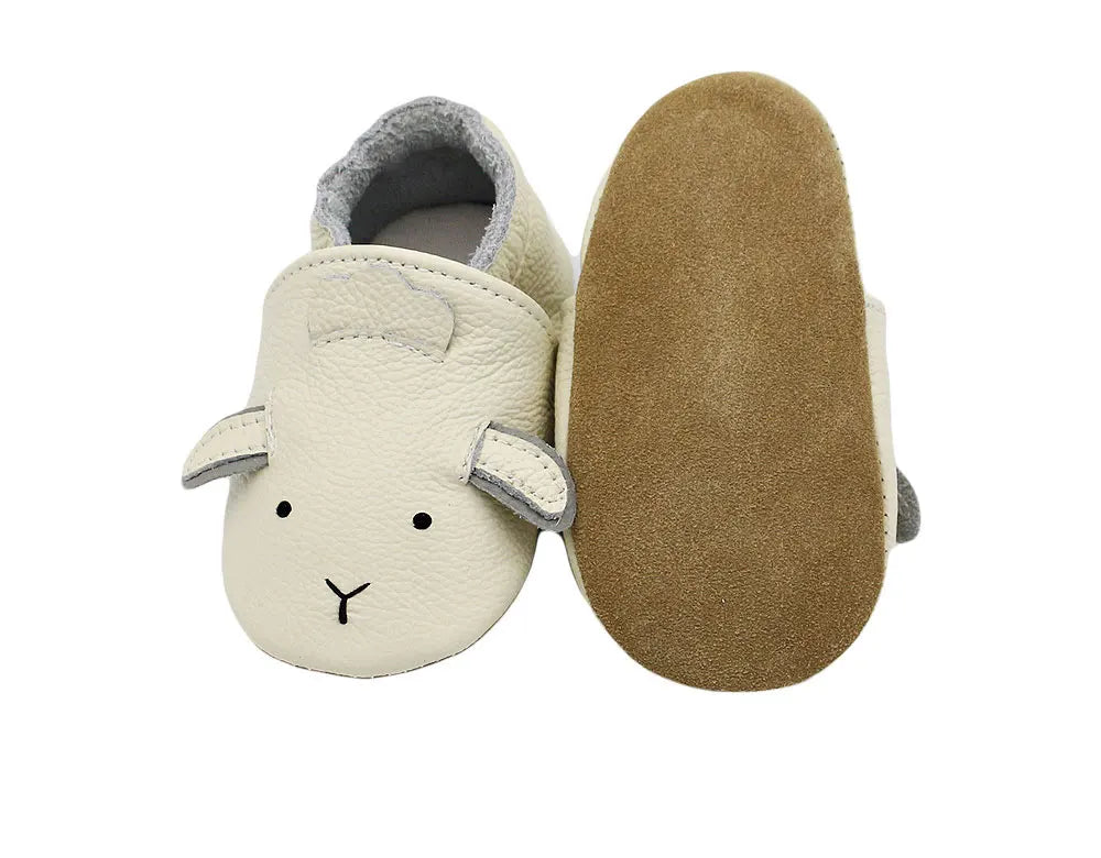 Pantoufles nouveau-né à semelle souple