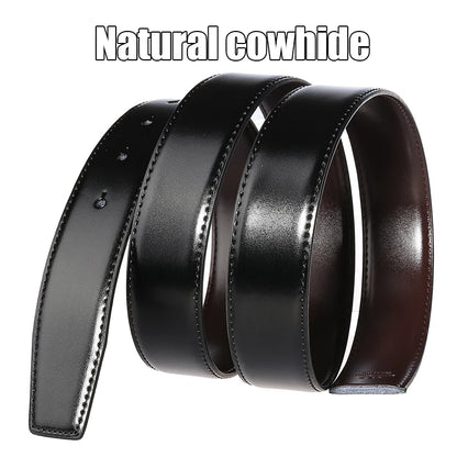 Ceinture réversible en cuir pour hommes pour jeans