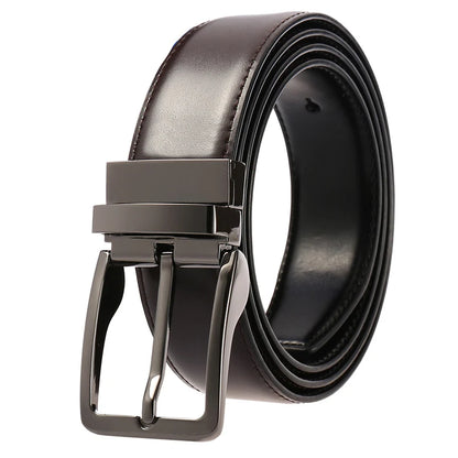Ceinture réversible en cuir pour hommes pour jeans
