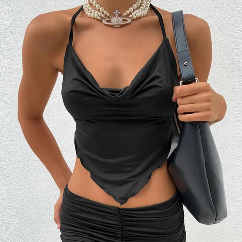 Mini-jupe plissée blanche d'été pour femme
