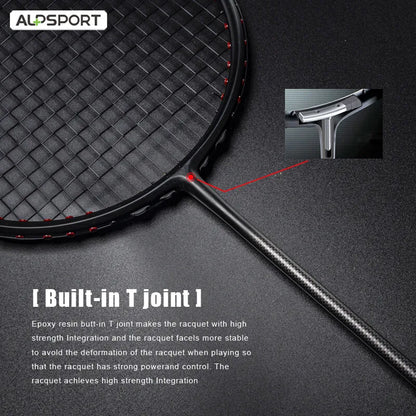 Ultra-Light Carbon Badminton Racket Set