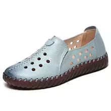 Women's Genuine Leather Ballet Flats Loafers