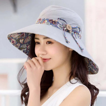 Sommer Outdoor Fashion Damen Hut mit großer Krempe