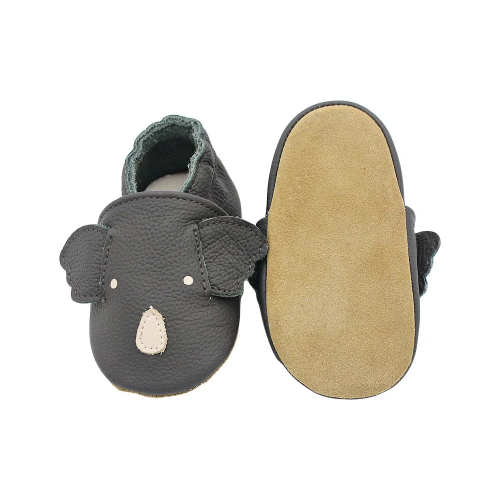 Pantoufles nouveau-né à semelle souple