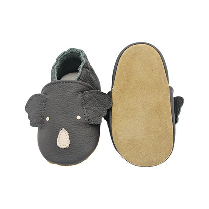 Pantoufles nouveau-né à semelle souple