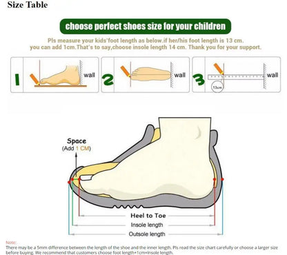 Kids Flat Toddler Running Shoes