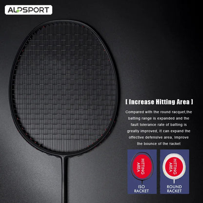 Ultra-Light Carbon Badminton Racket Set