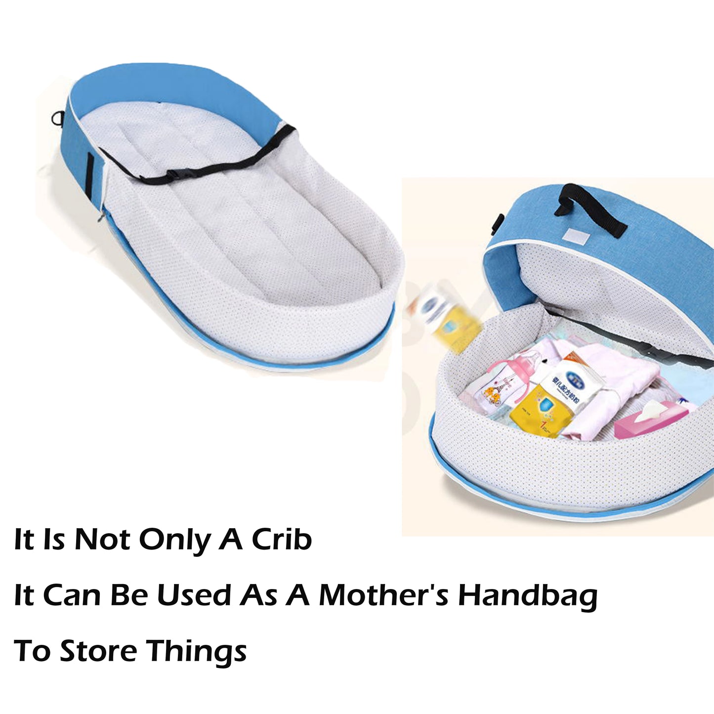 Breathable Portable Baby Nest Infant Lounger Bed
