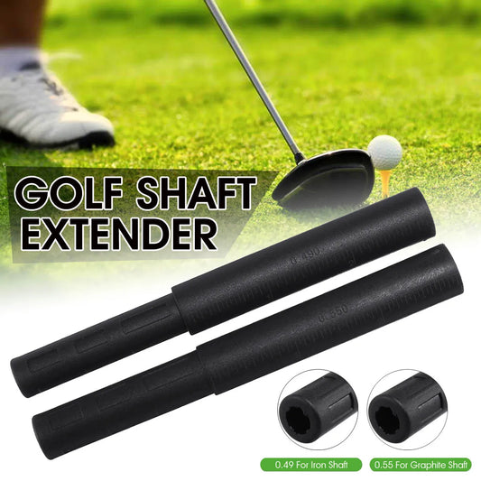 1 stück Schwarz Golf Club Carbon Faser Verlängerung Stangen Kit Butt Extender Stick für Eisen/Graphit Welle Putter Golf zubehör