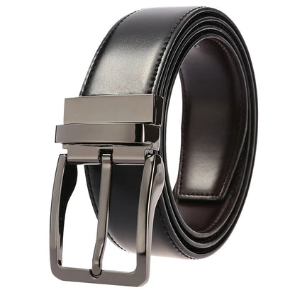 Ceinture réversible en cuir pour hommes pour jeans