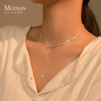 925 Sterling Silver Simple Necklace