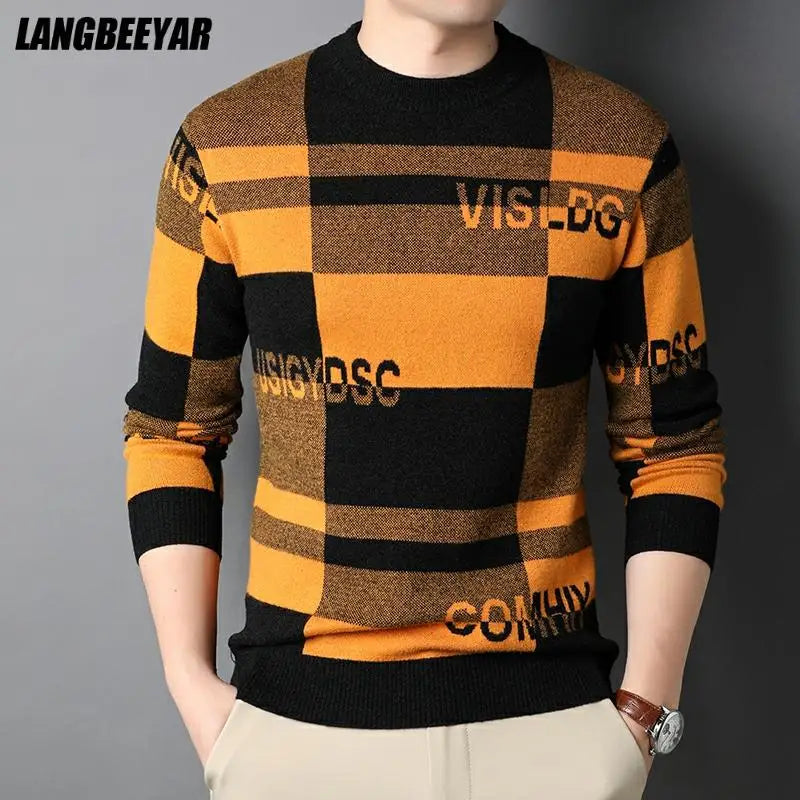 Luxuriöser Streetwear-Strickpullover