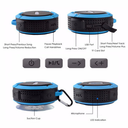 C6 Wasserdichter Bluetooth-Lautsprecher Tragbarer Subwoofer