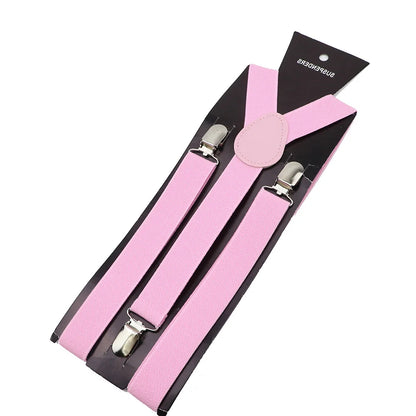 Adjustable Y-Back Unisex Suspenders for Formal Wear